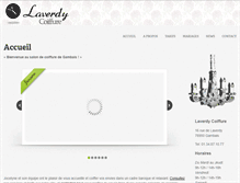 Tablet Screenshot of laverdycoiffure.com